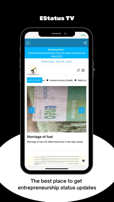 Entrepreneurship Status TV Screenshots